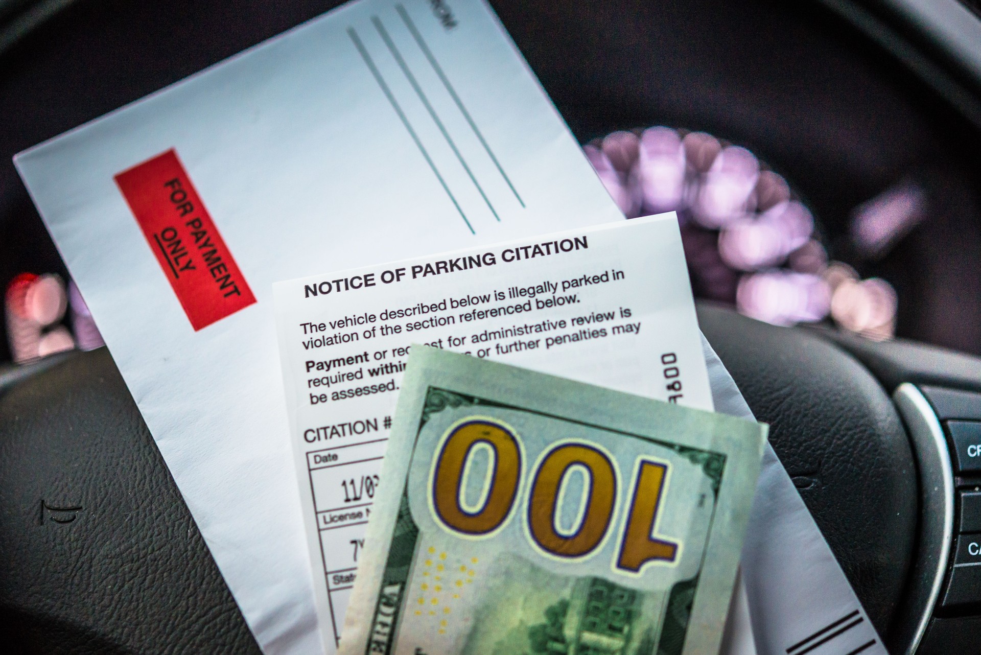 Paying Parking Ticket