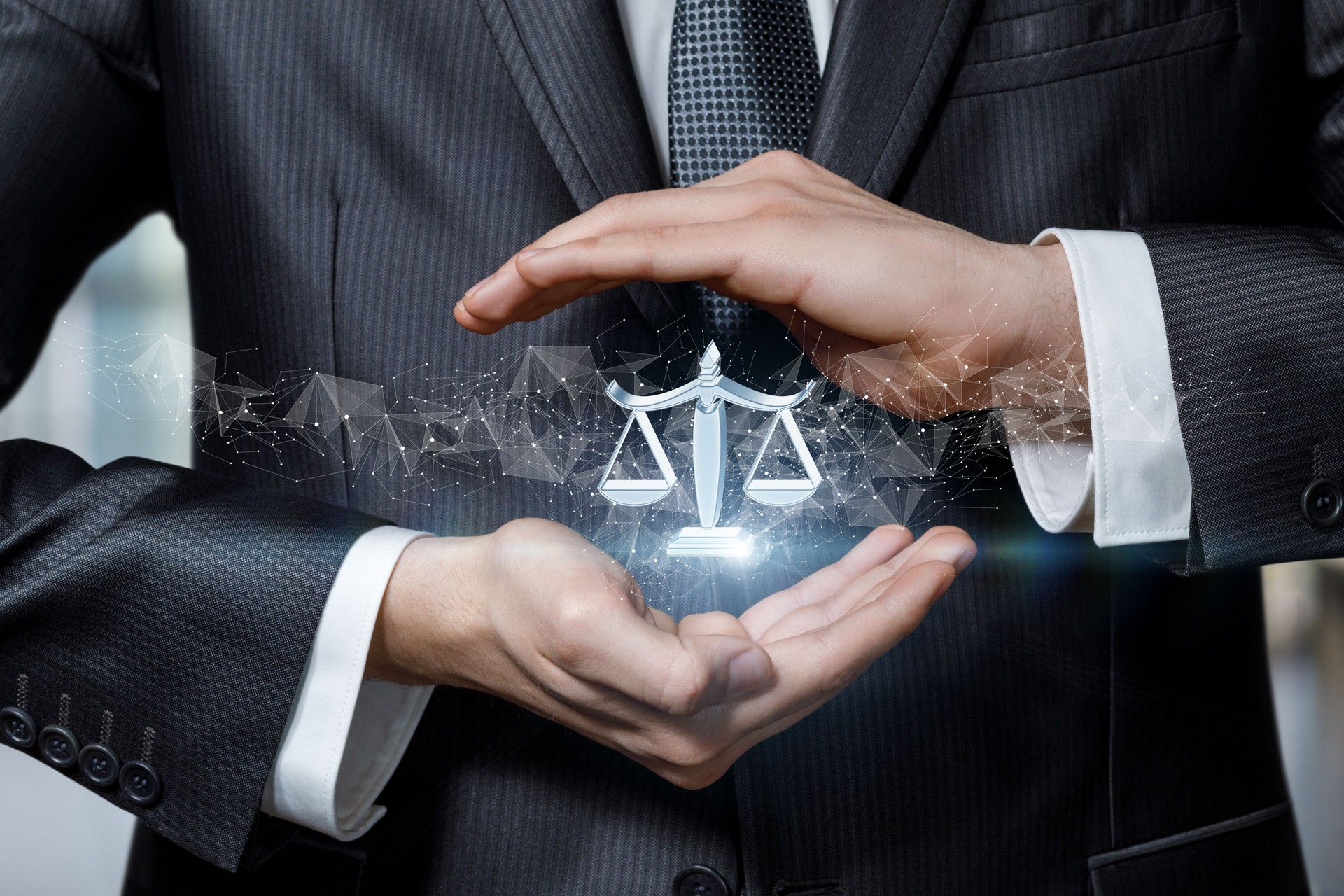 Justice protection concept.